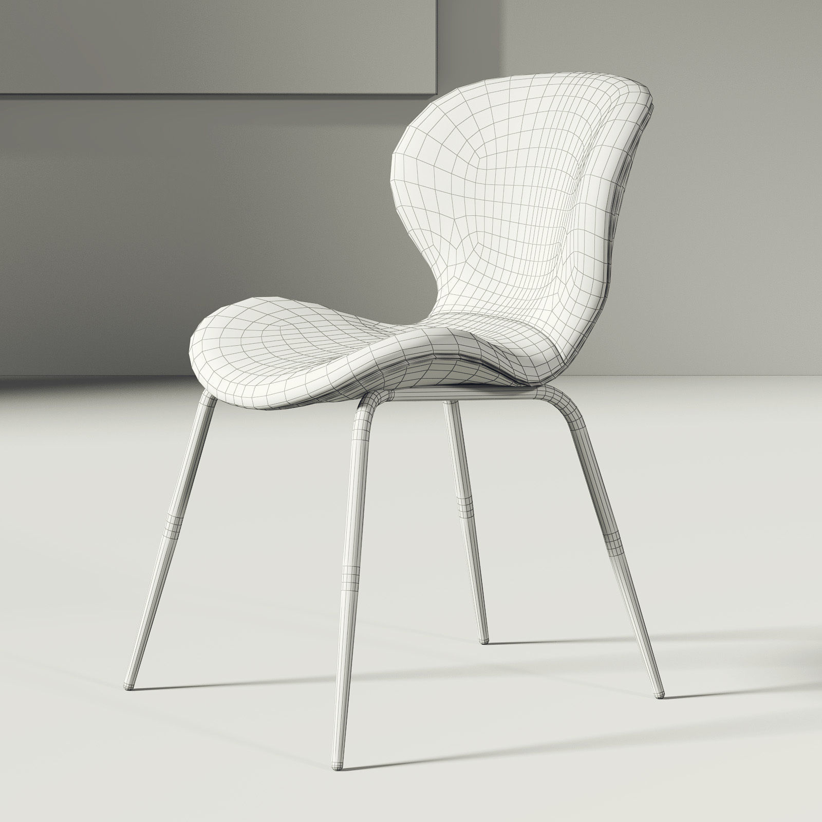 modern chair 031 3D model_5
