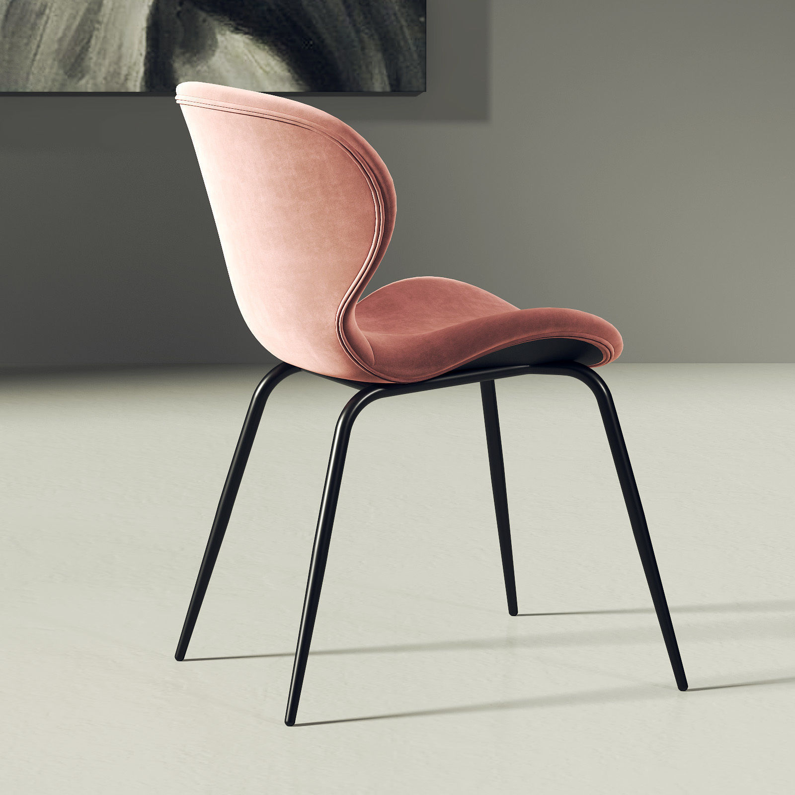 modern chair 031 3D model_3