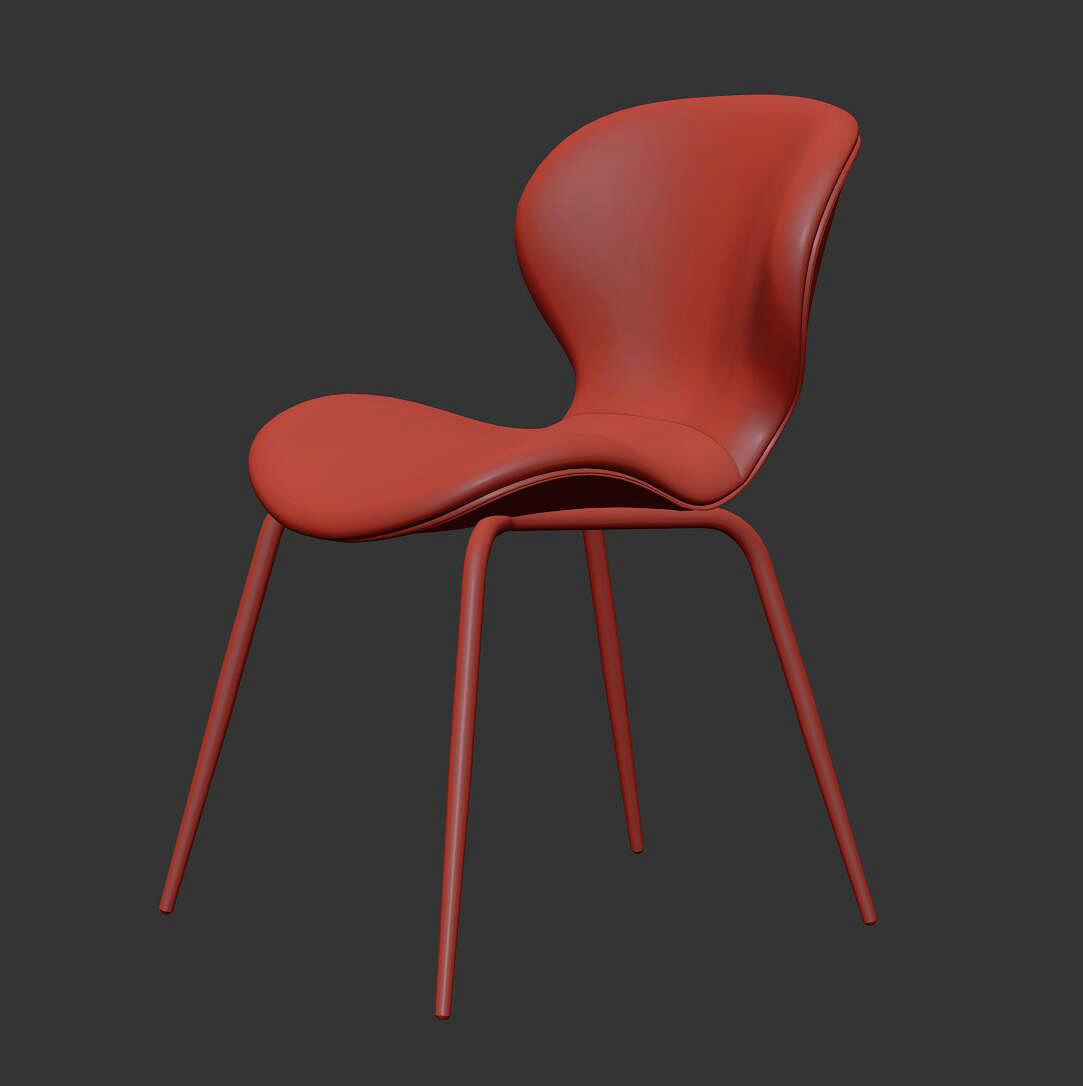 modern chair 031 3D model_6