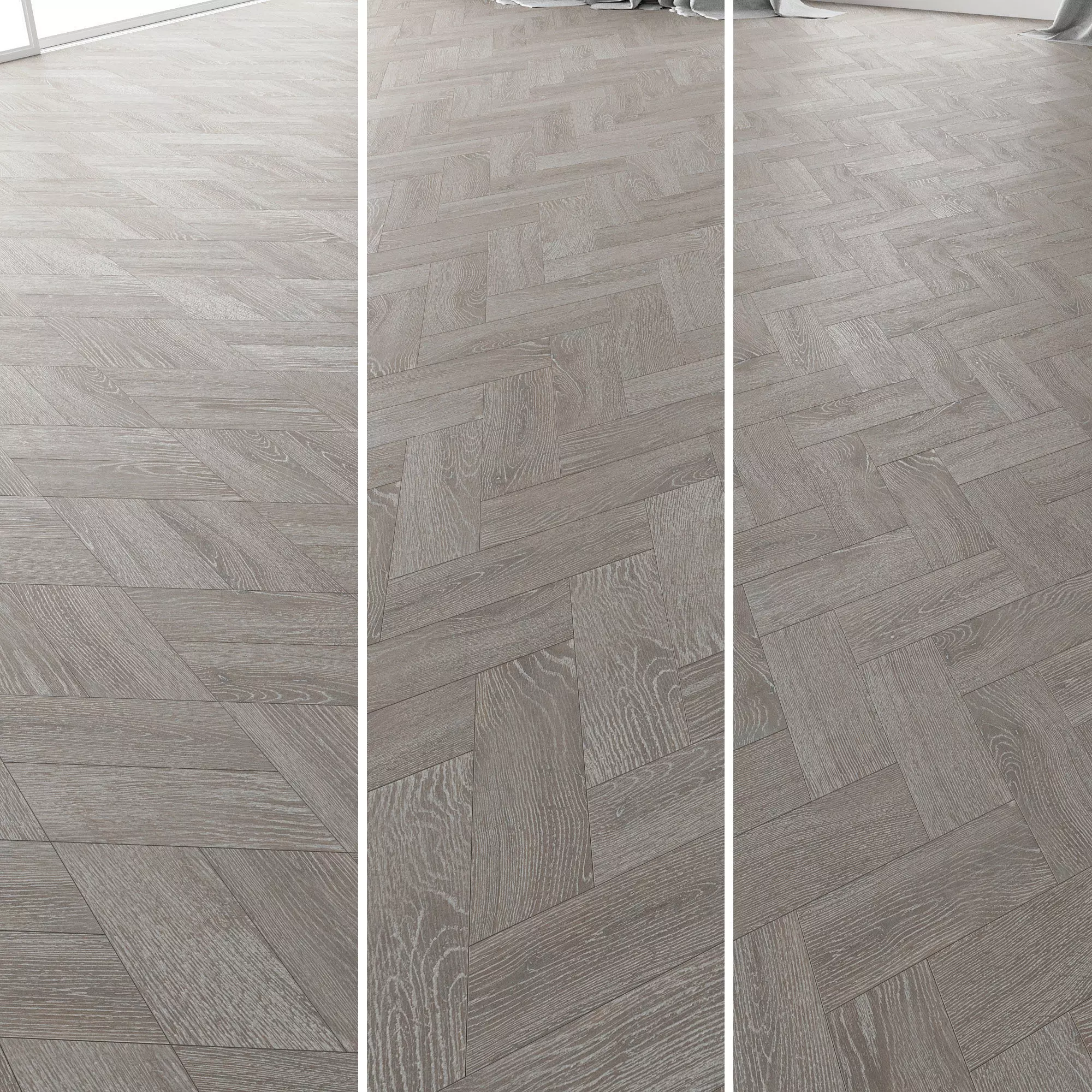 Parquet Oak Vicksburg Firestop set 5 3D model_0