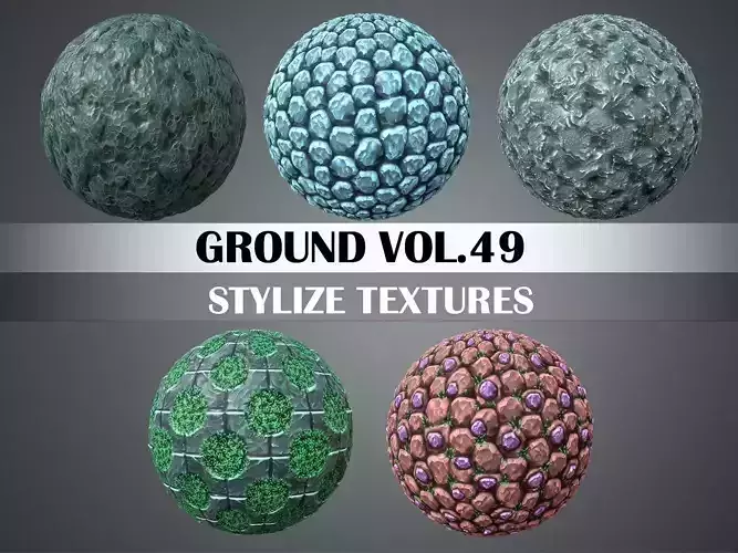Ground Vol 49 - Game PBR Textures Texture