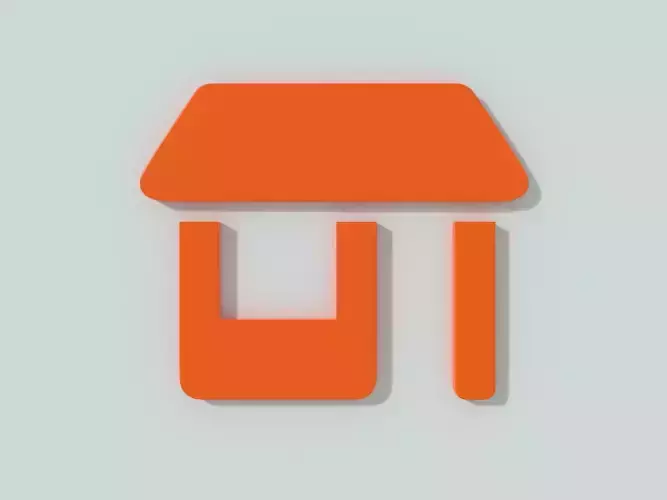 E-commerce 3D icon - Store 3D model