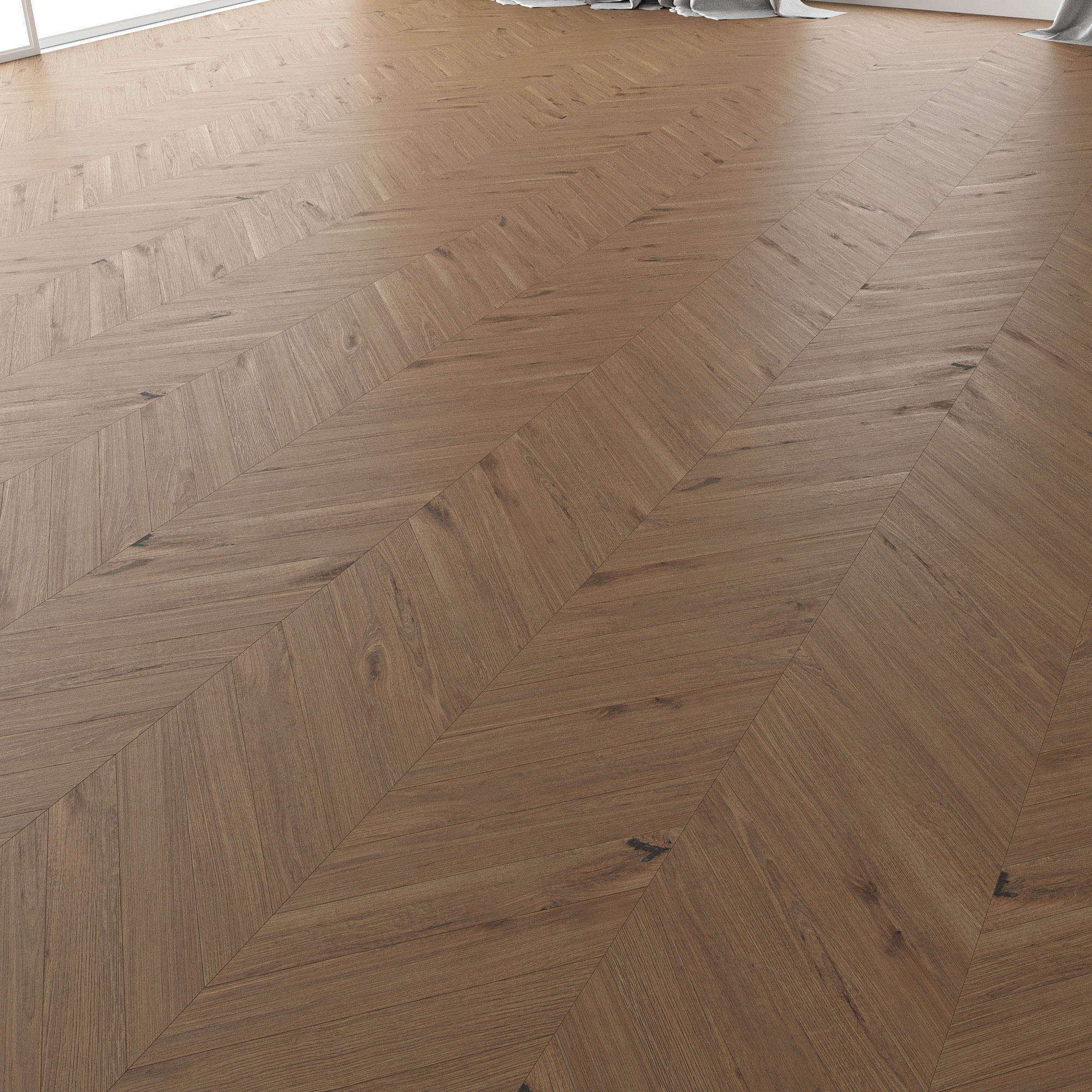 Parquet Oak Vergne Wild Wood set 1 3D model_1