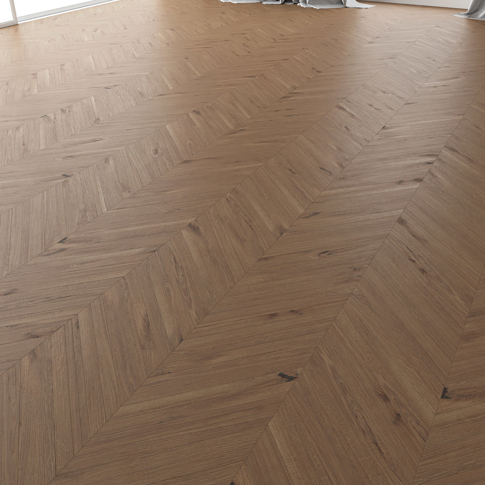 Parquet Oak Vergne Wild Wood set 1 3D model_2