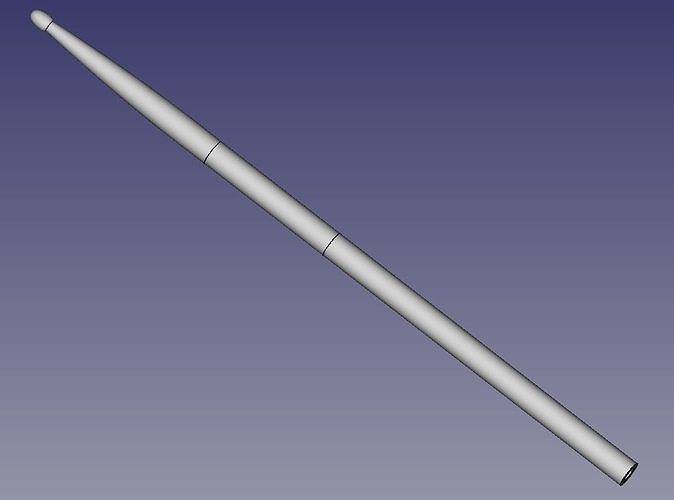 Drumstick a5 3D print model