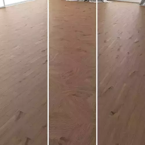 Parquet Oak Vergne Wild Wood set 7 3D model