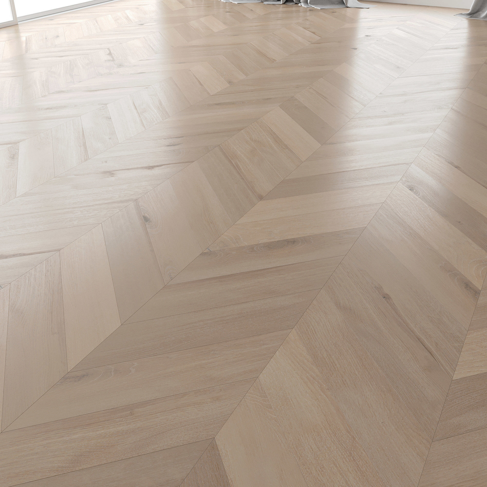  Parquet Oak Vergne Brushed set 4 3D model_2