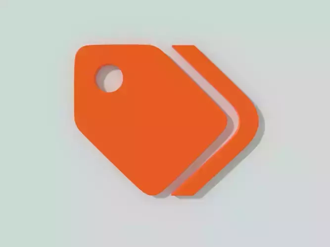 E-commerce 3D icon - Tags 3D model