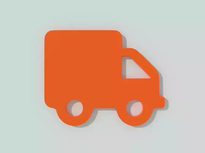 E-commerce 3D icon - Truck 3D model