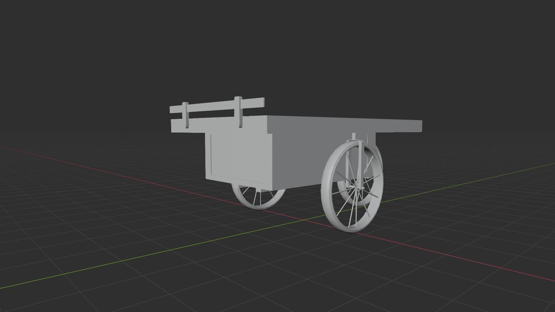 JunkmanCart cart Low-poly 3D model_11