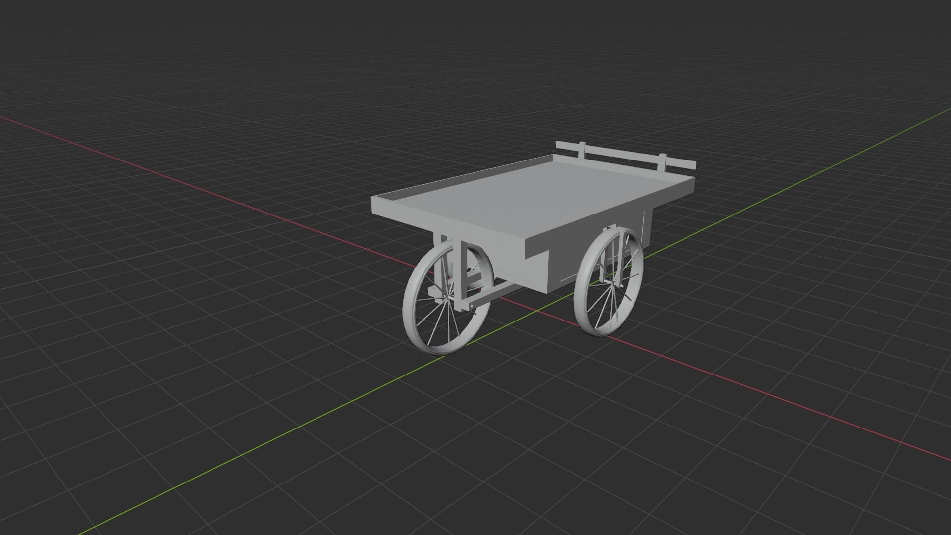 JunkmanCart cart Low-poly 3D model_10