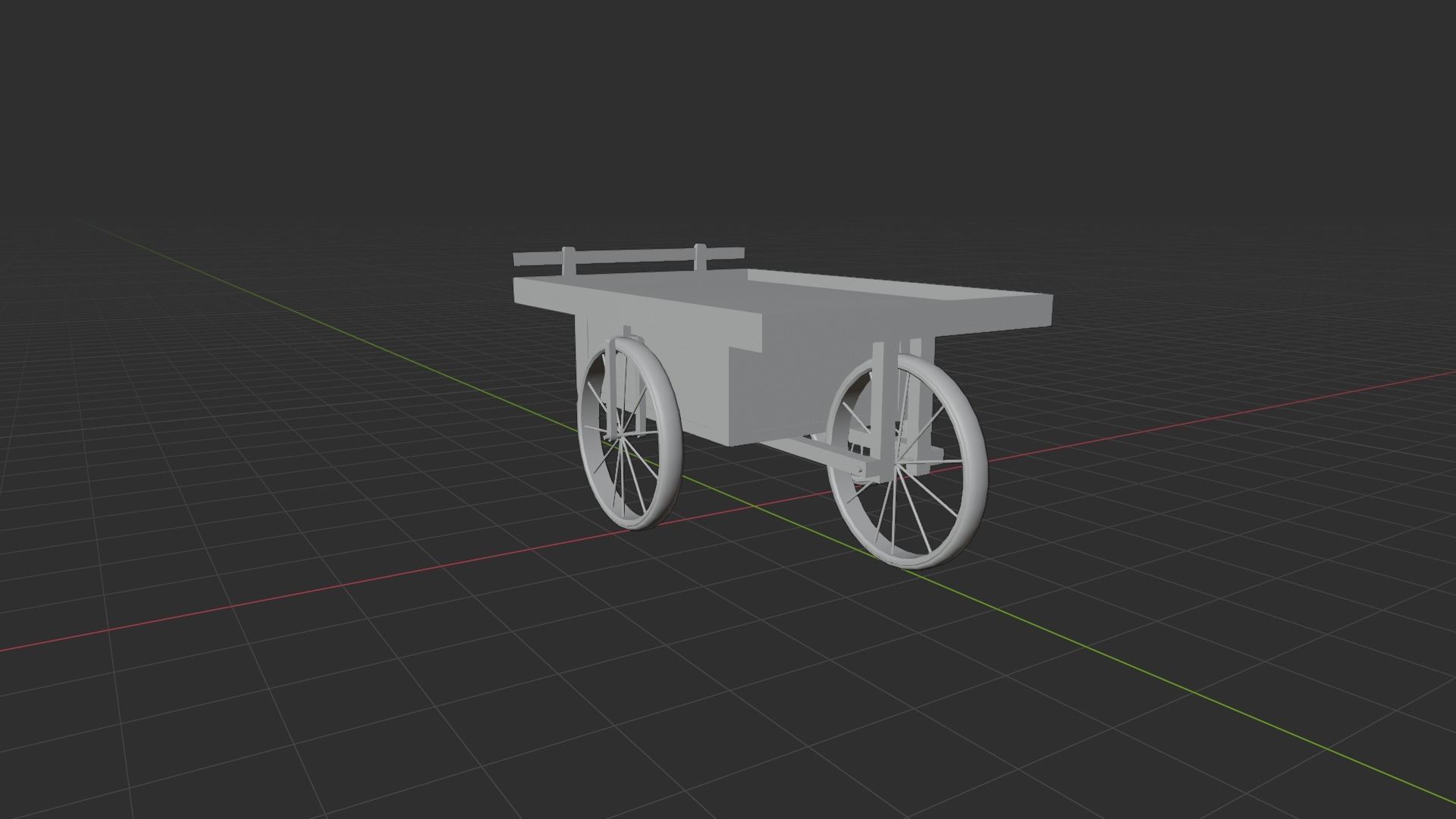 JunkmanCart cart Low-poly 3D model_9