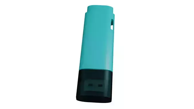 USB Stick  Low-poly 3D model