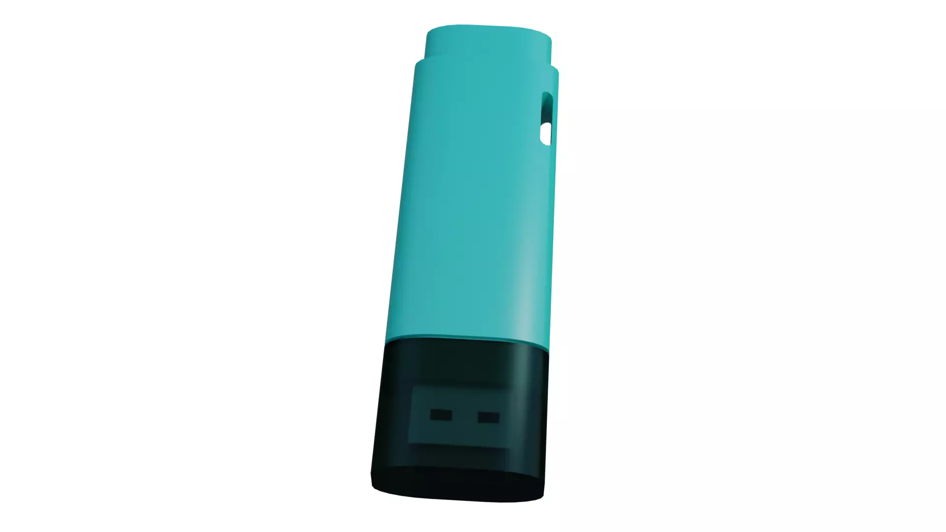 USB Stick  Low-poly 3D model_0