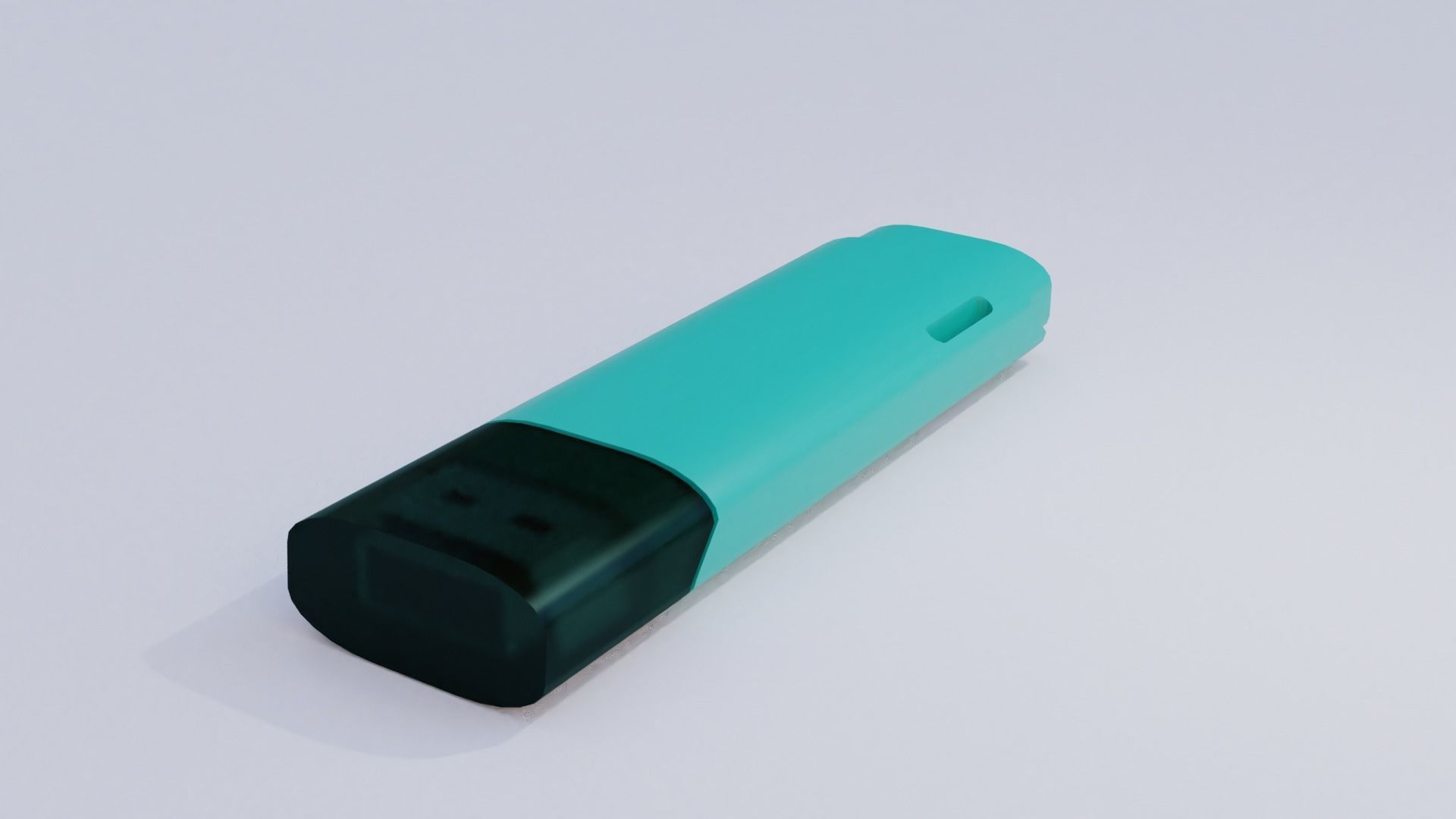USB Stick  Low-poly 3D model_7