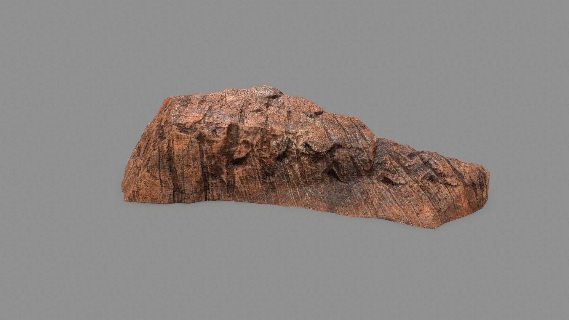 desert rock 1 Low-poly 3D model_15