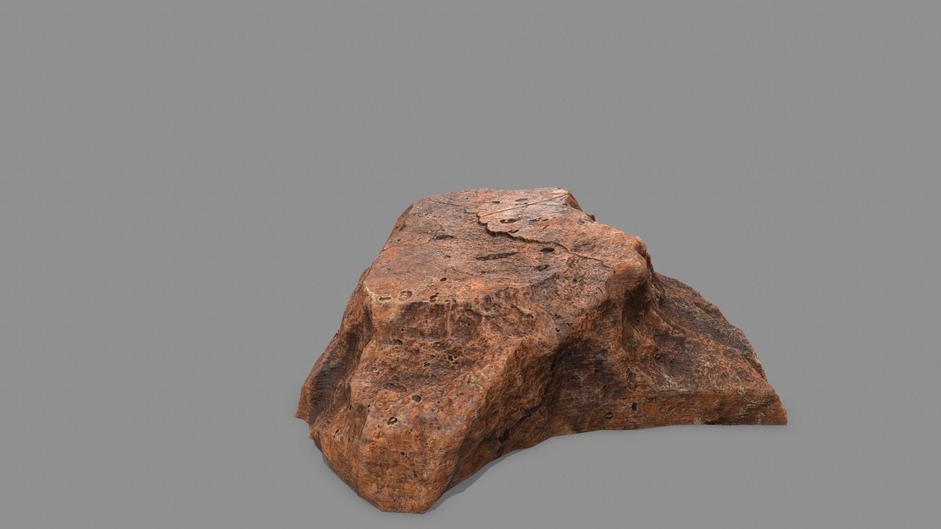 desert rock 1 Low-poly 3D model_12