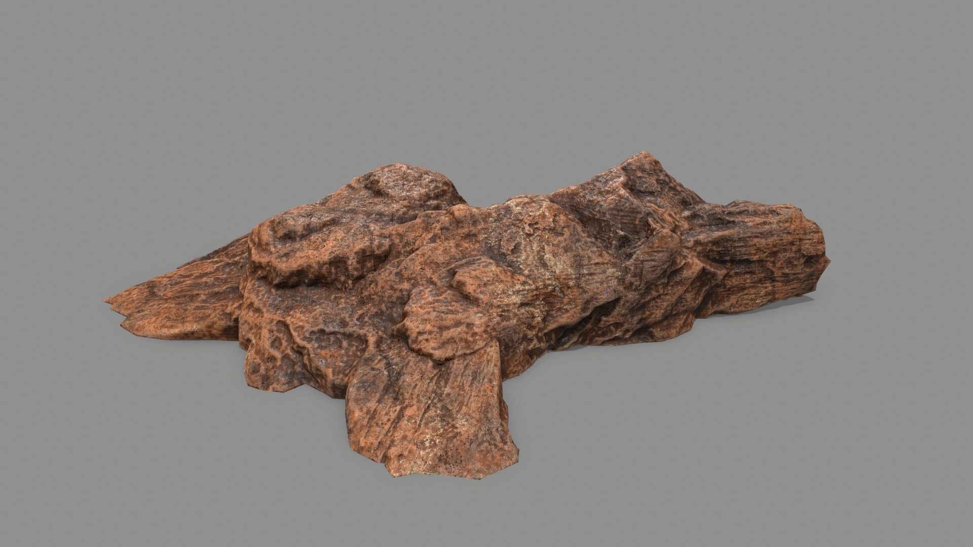 desert rock 1 Low-poly 3D model_18