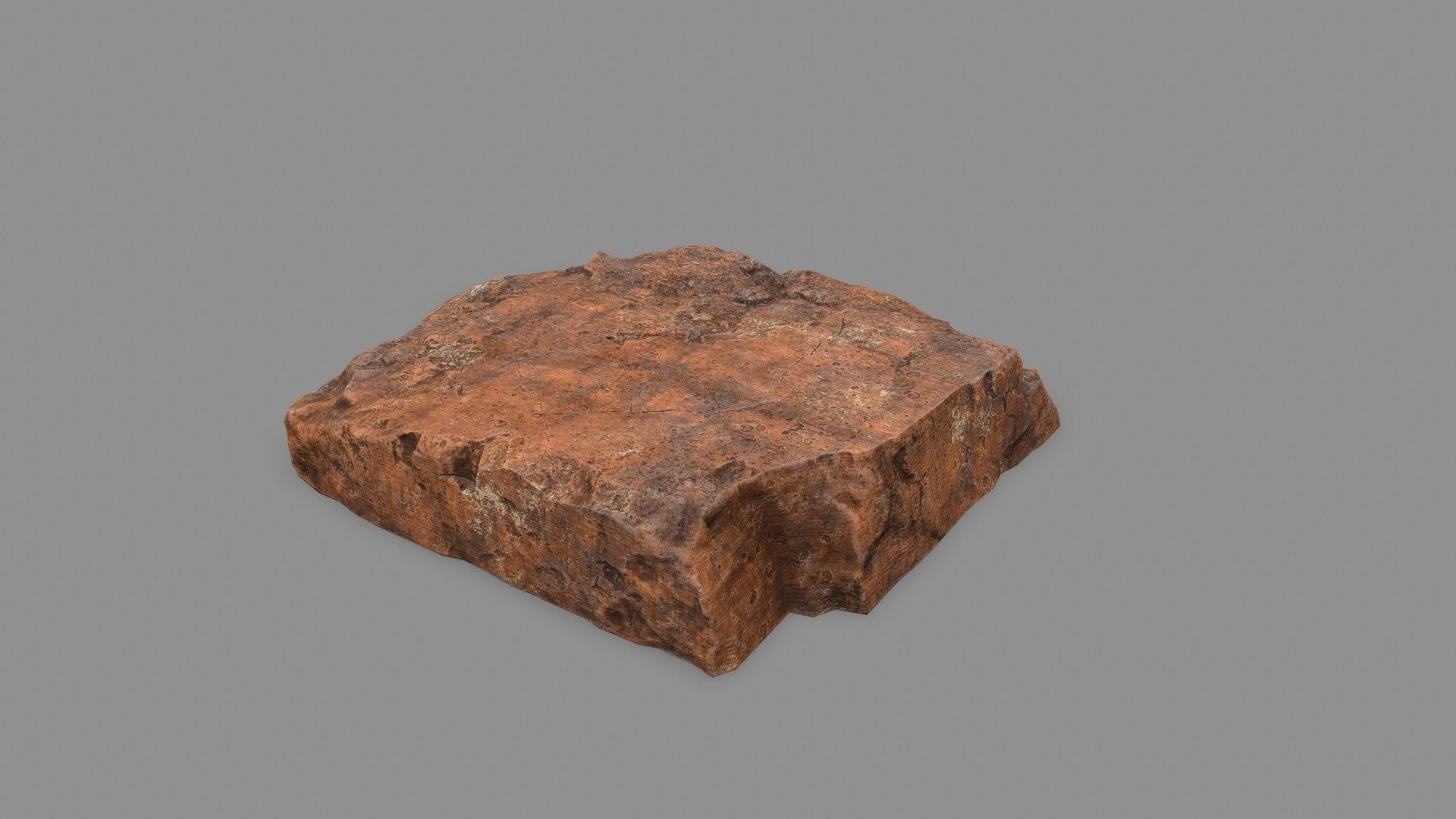 desert rock 1 Low-poly 3D model_5