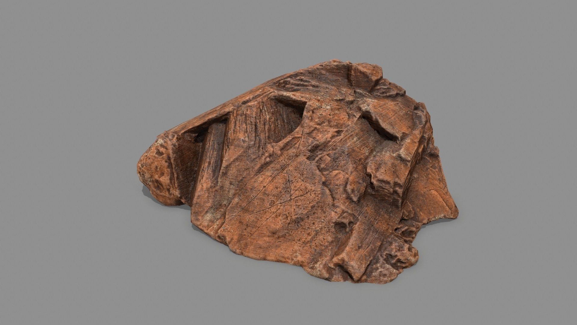 desert rock 1 Low-poly 3D model_20