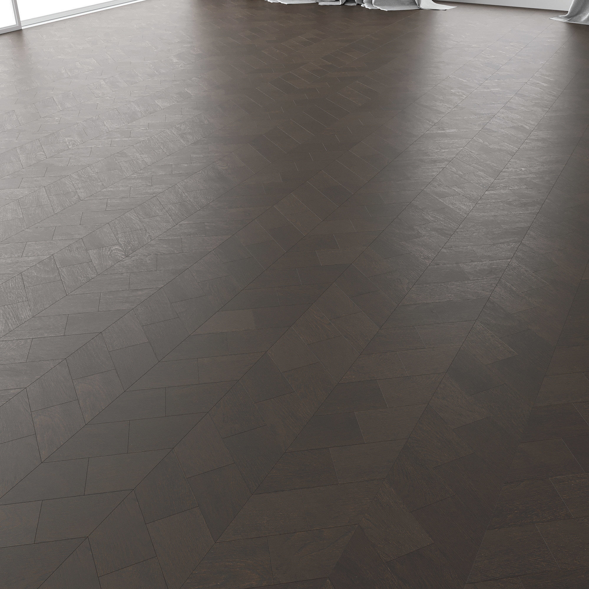 Parquet Oak Brooklyn Brushed set 6 3D model_1