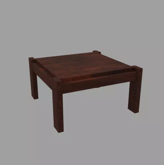 Small Bedroom Table 3D model_0