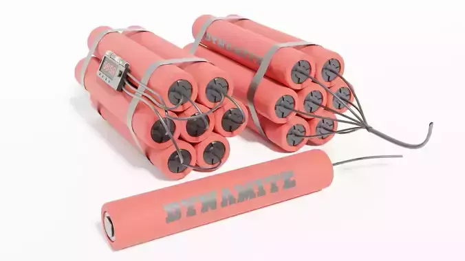 Dynamite bombs Free 3D model