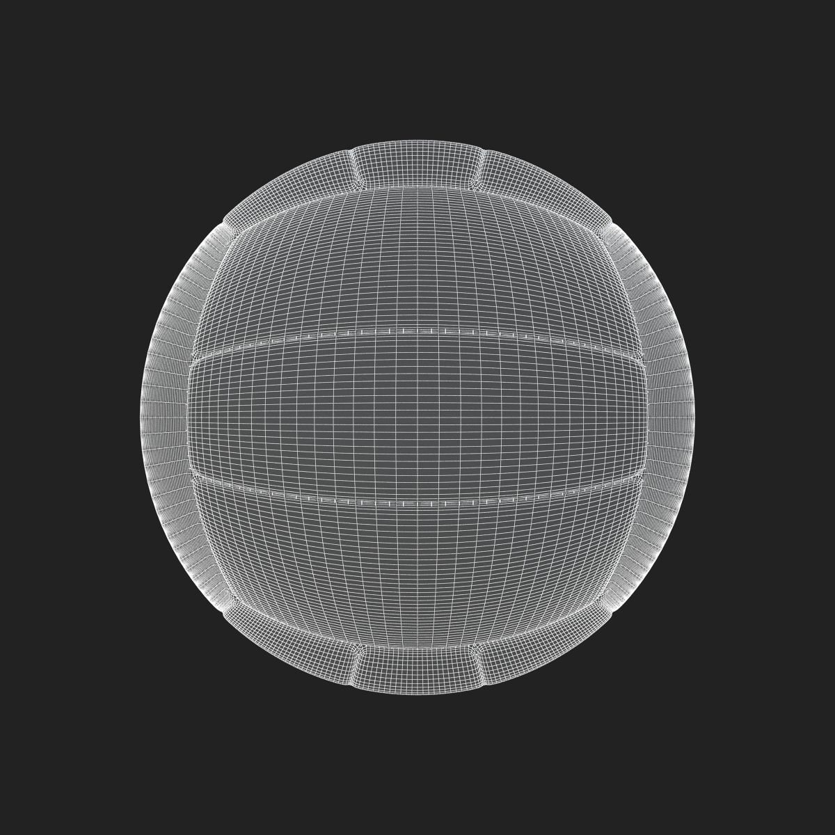 Volleyball ball 3D model_6