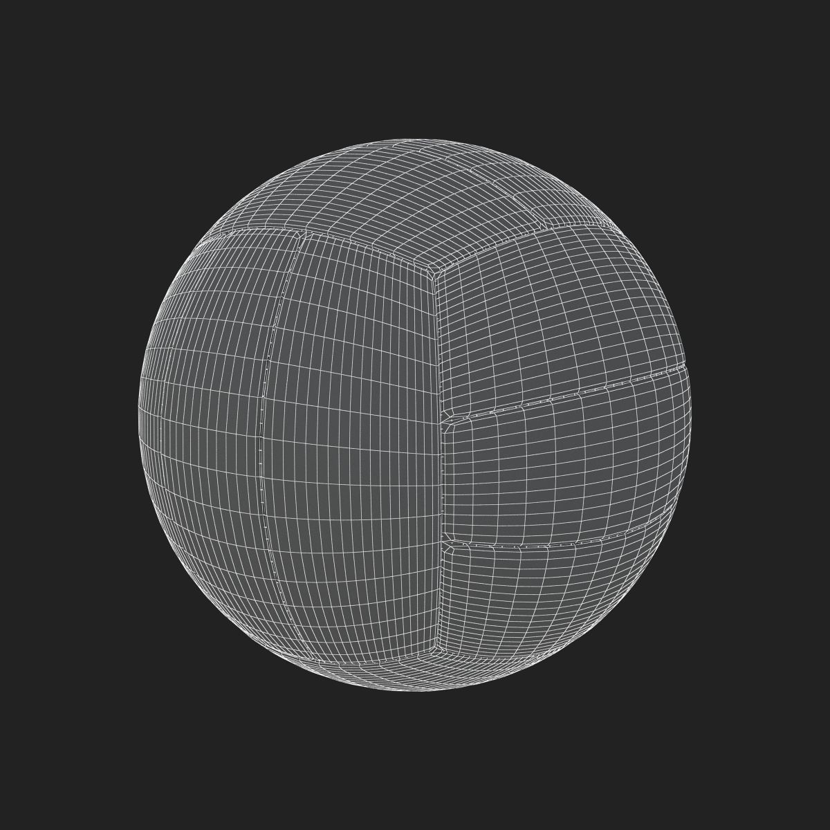 Volleyball ball 3D model_7