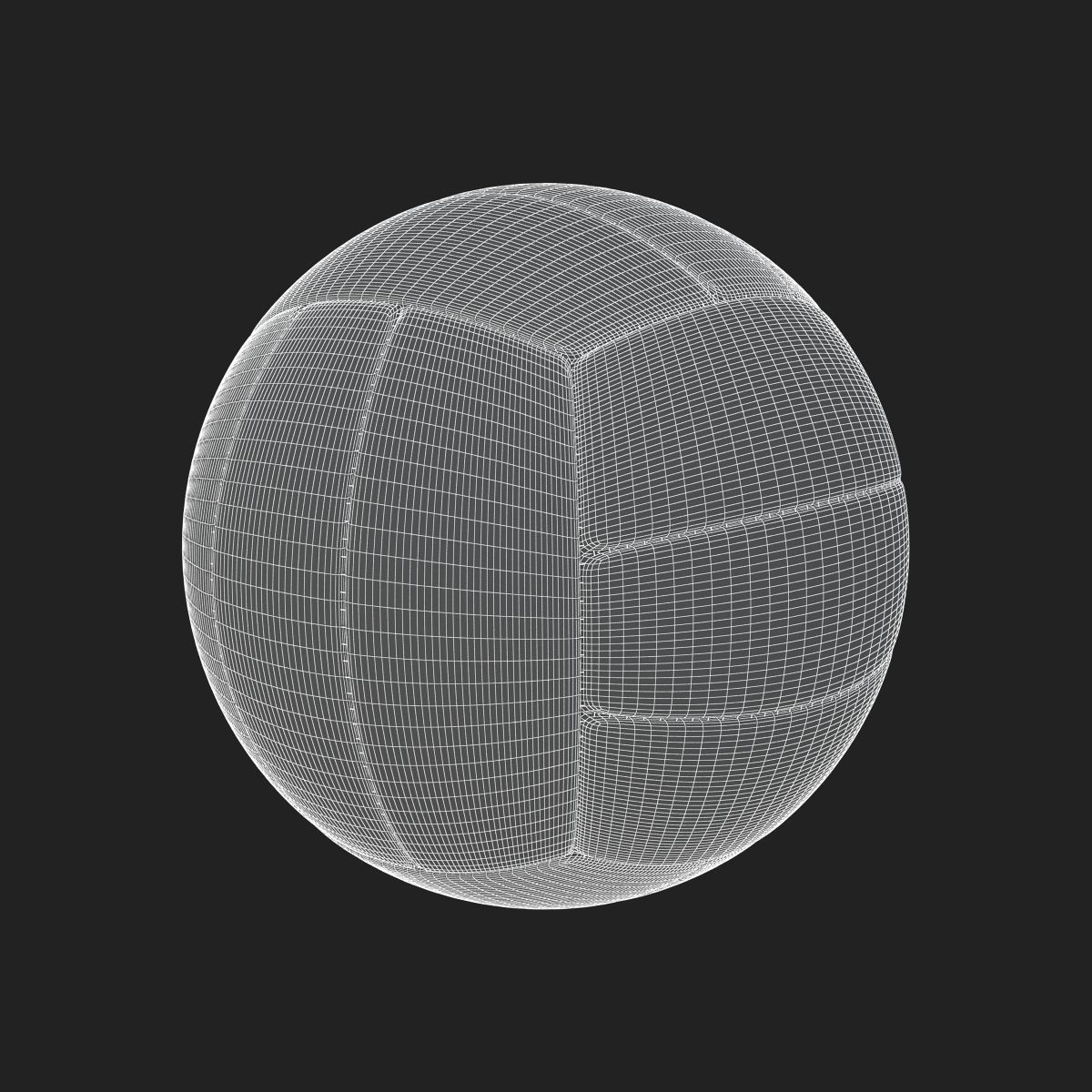 Volleyball ball 3D model_8