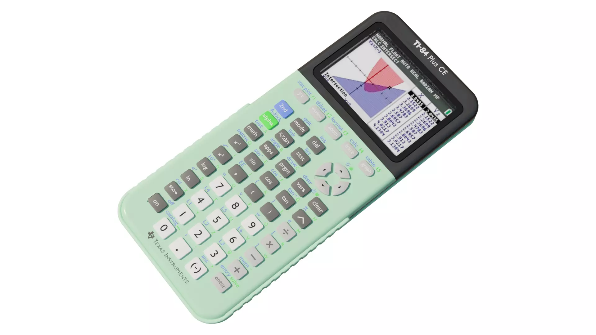 Ti-84 Plus CE Graphing Calculator Free 3D model_0