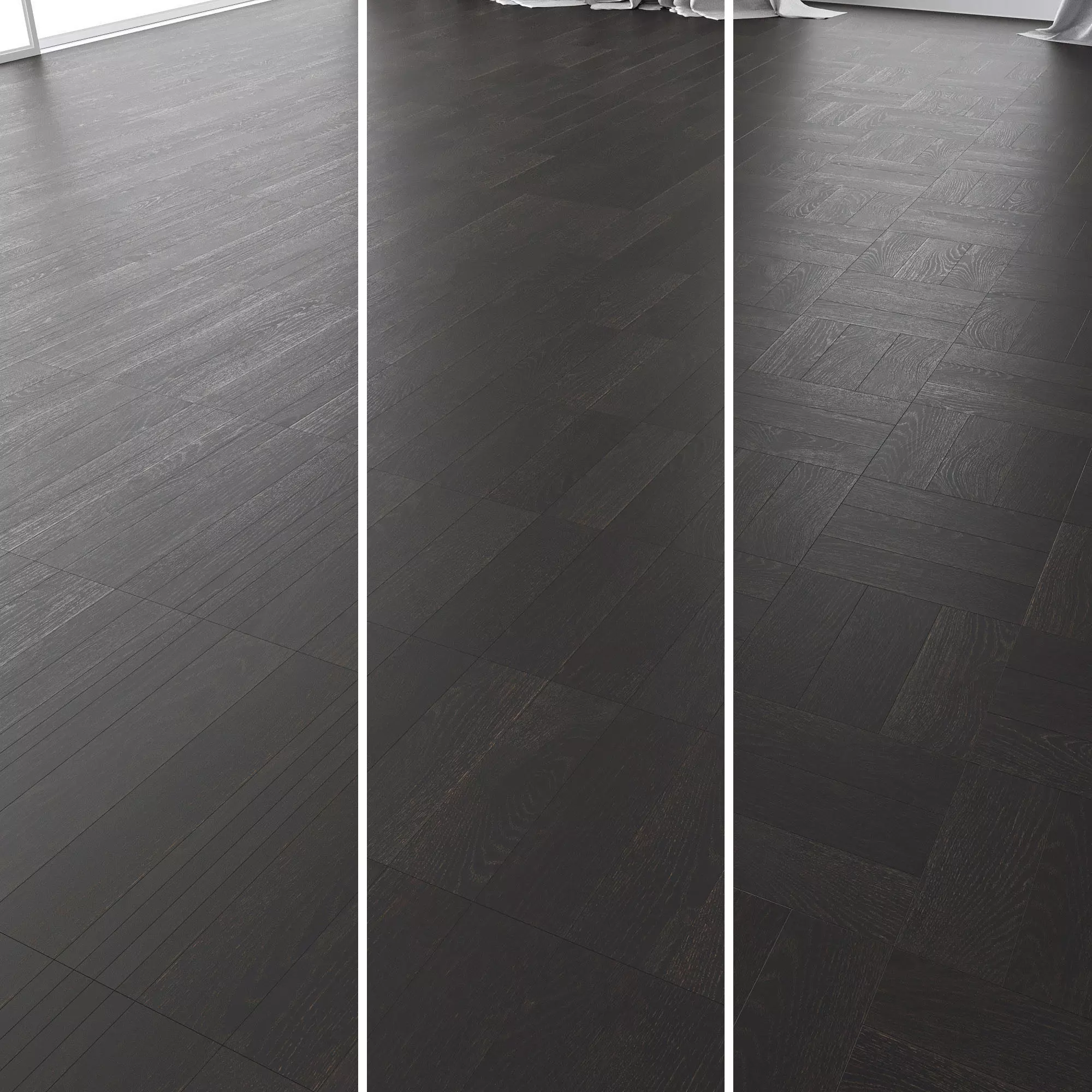 Parquet Oak Belmonte Brushed set 3 3D model_0