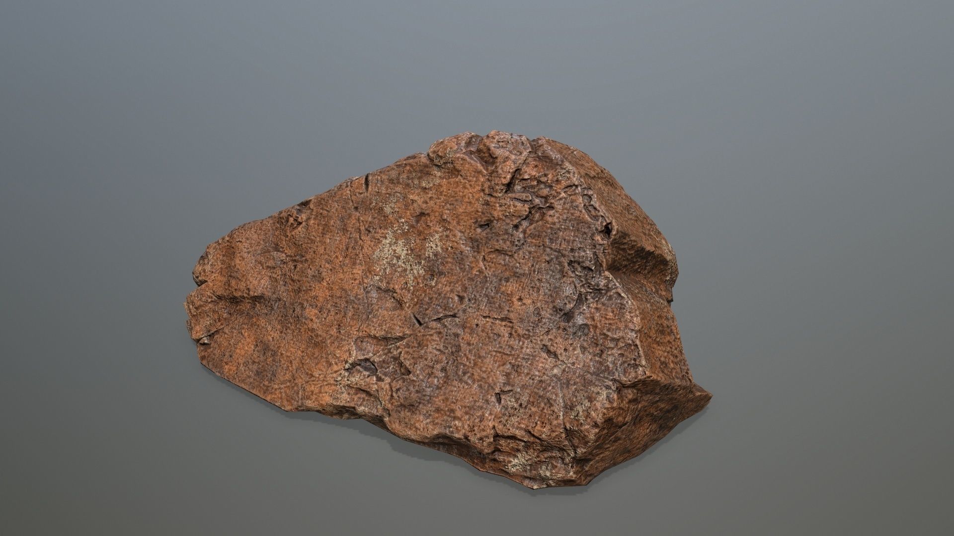 desert rock 3 Low-poly 3D model_20