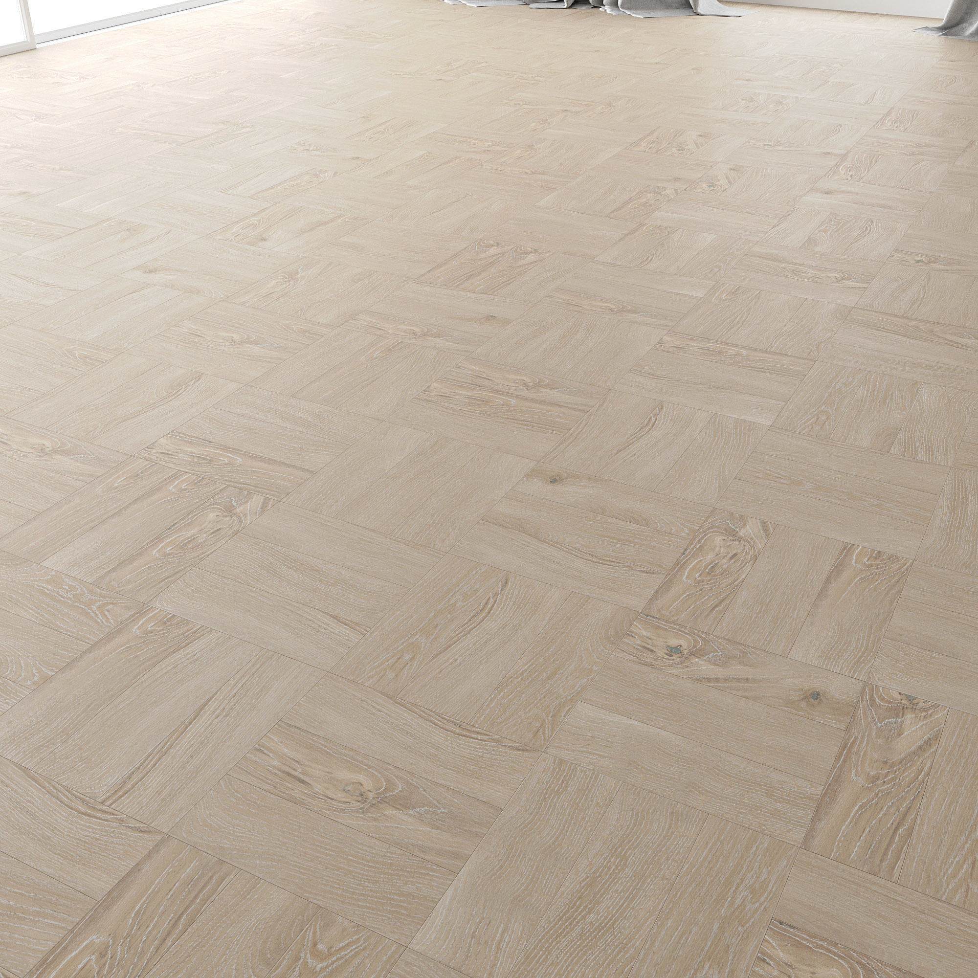 Parquet Oak Arctic NEW Firestop set 3 3D model_3