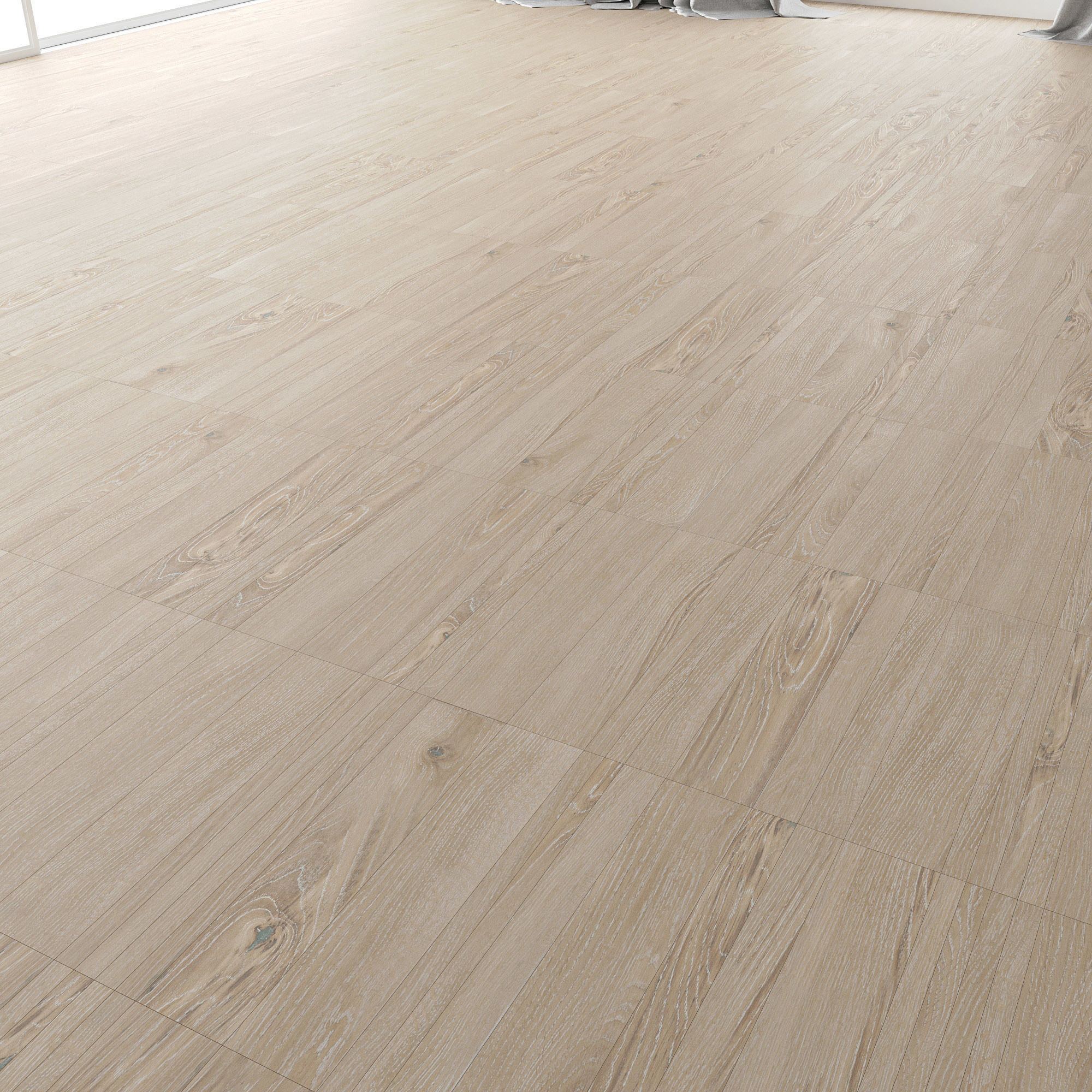 Parquet Oak Arctic NEW Firestop set 3 3D model_2