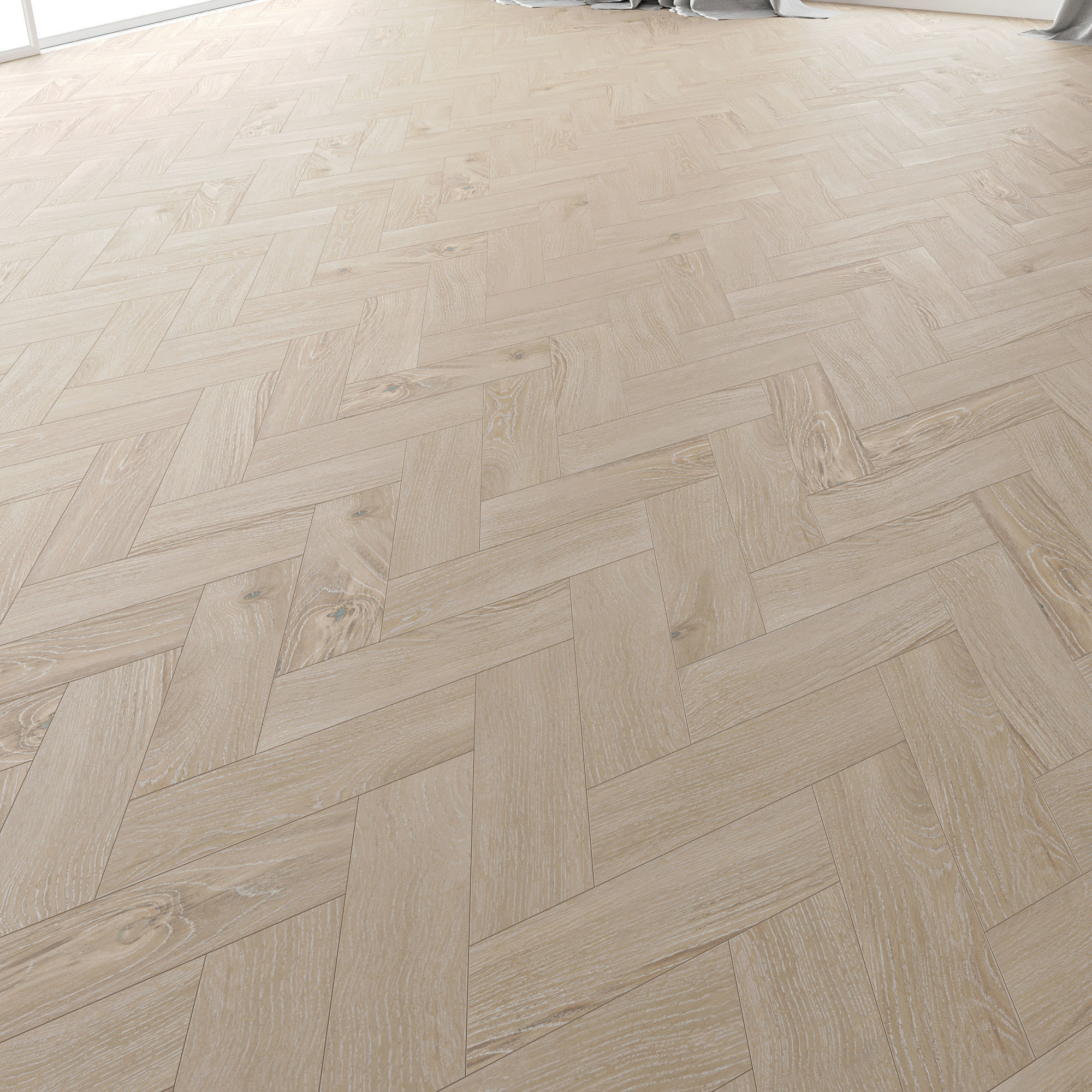 Parquet Oak Arctic NEW Firestop set 5 3D model_2