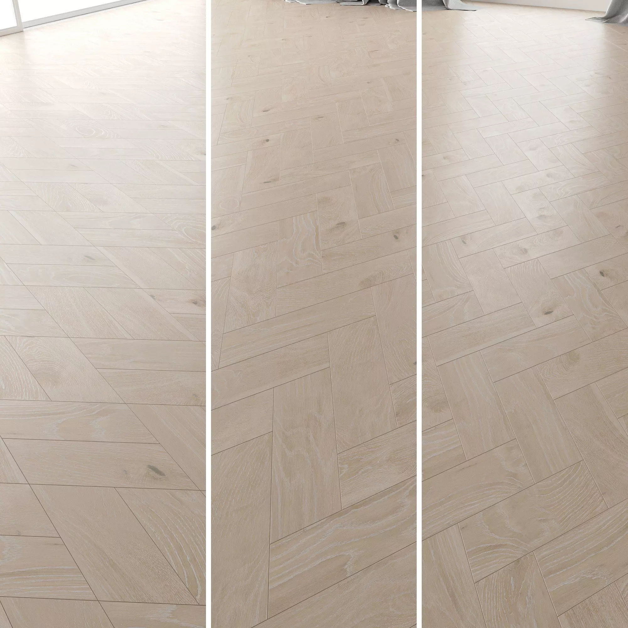 Parquet Oak Arctic NEW Firestop set 5 3D model_0