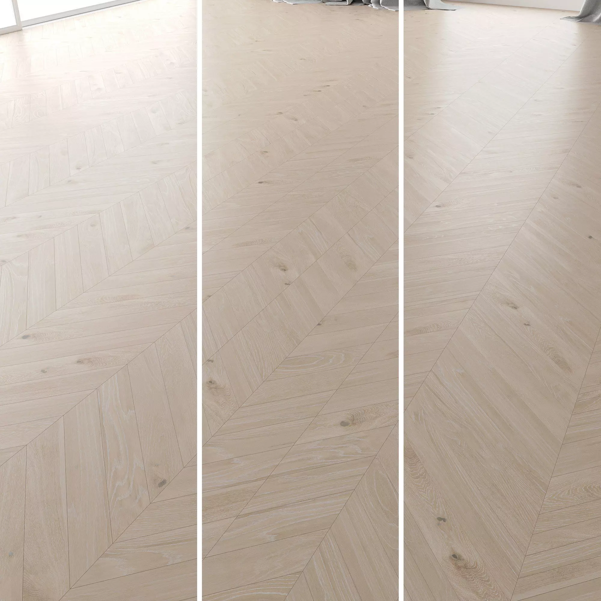  Parquet Oak Arctic NEW Brushed set 1 3D model_0