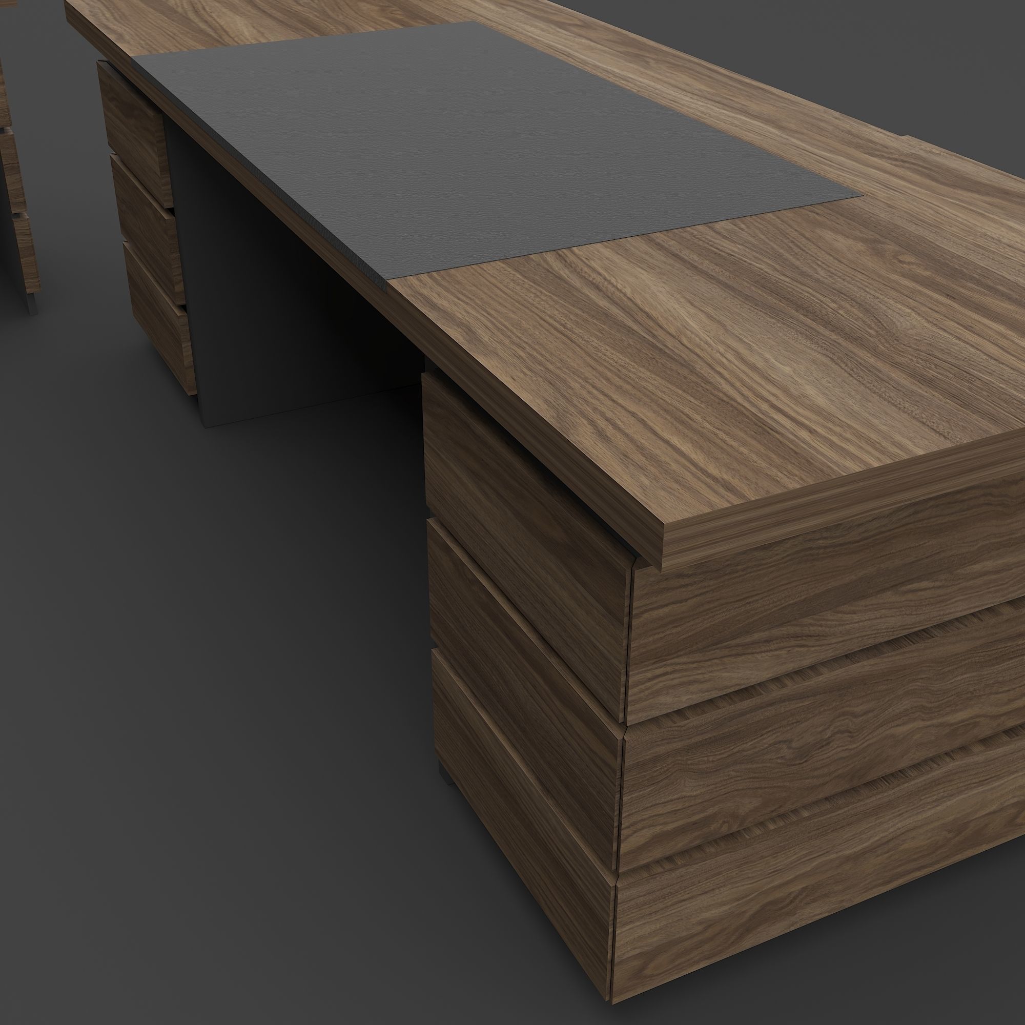 Executive Table 3D model_7