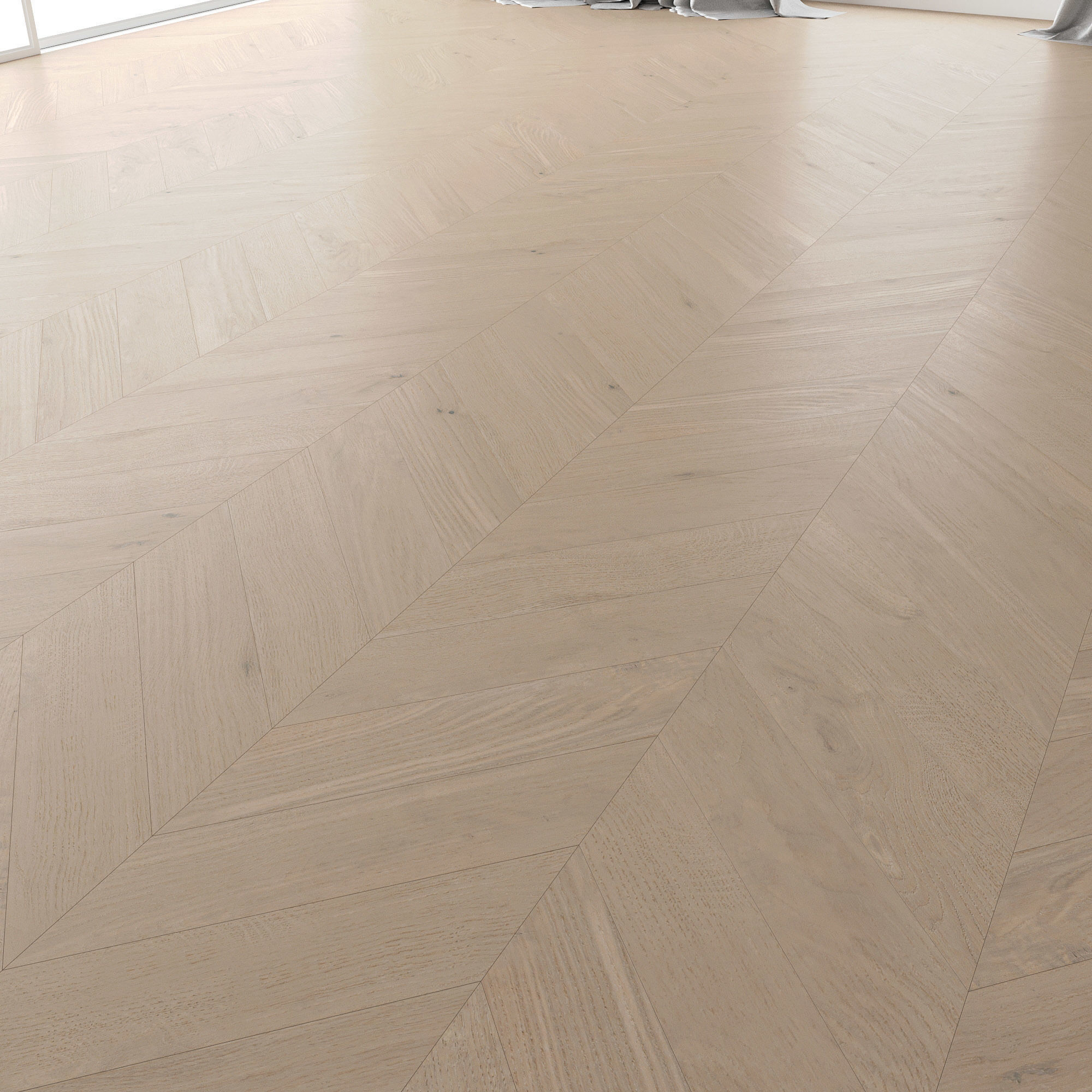 Parquet Oak Tundra Brushed set 4 3D model_2