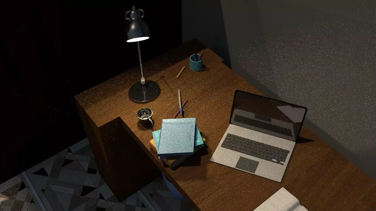 Room and room objects 3D model_0