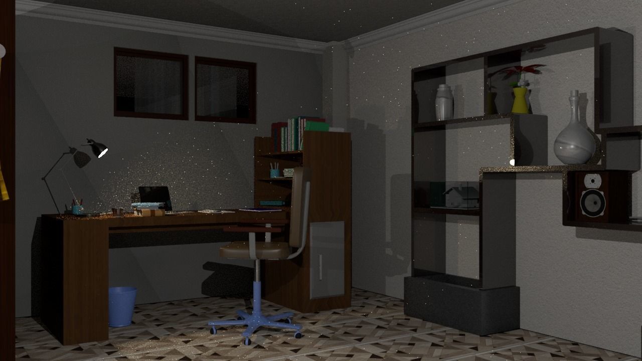 Room and room objects 3D model_2