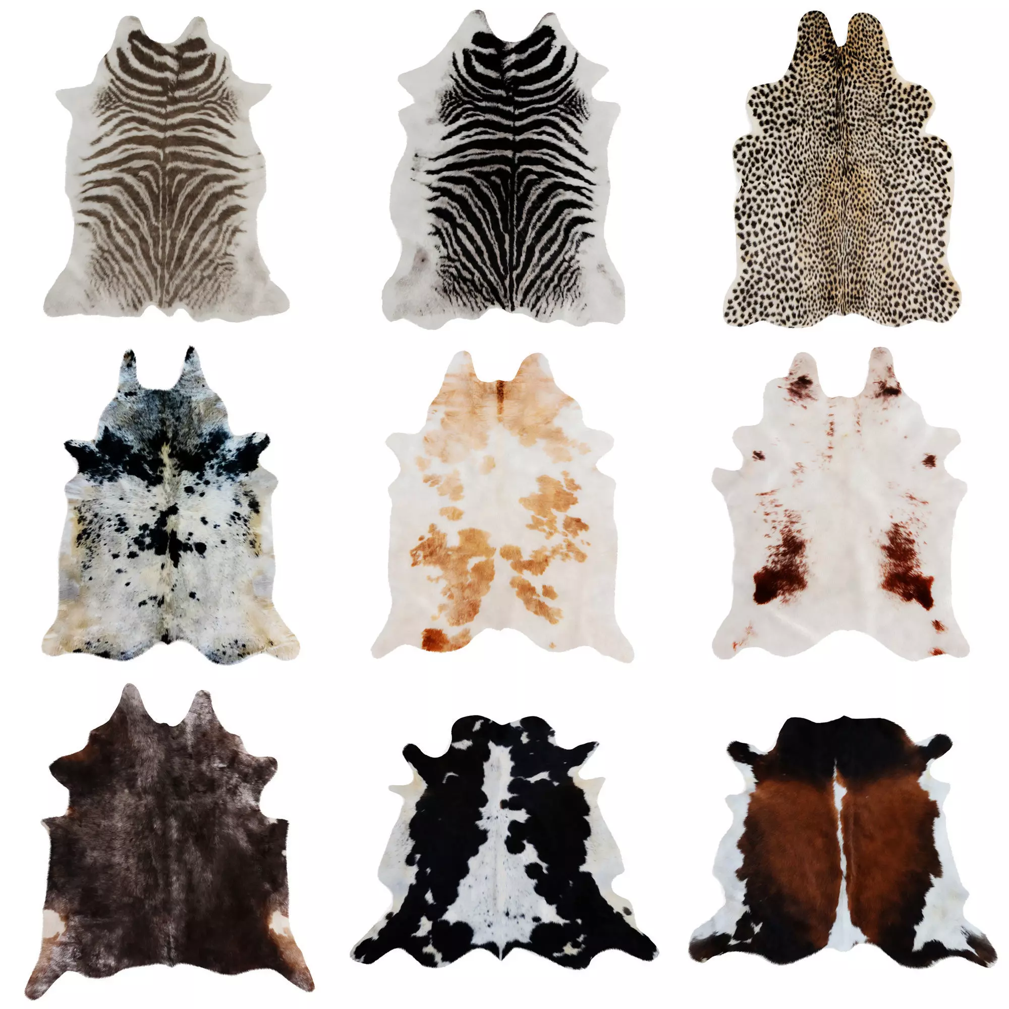 Nine Rugs From Animal Skins 08 3D model_0