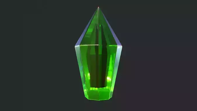 Green crystal