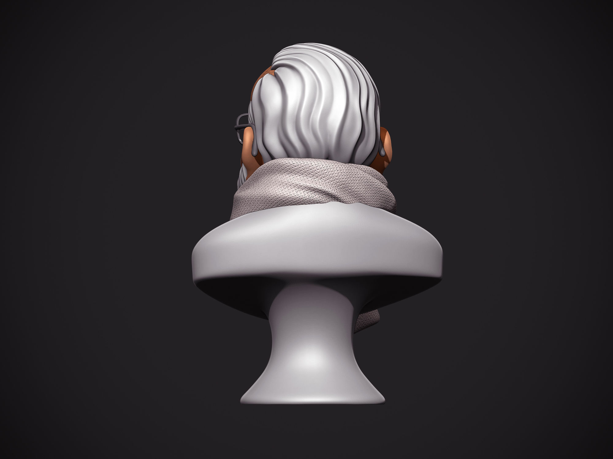 PM Modi Cartoon Bust 3D print model_9
