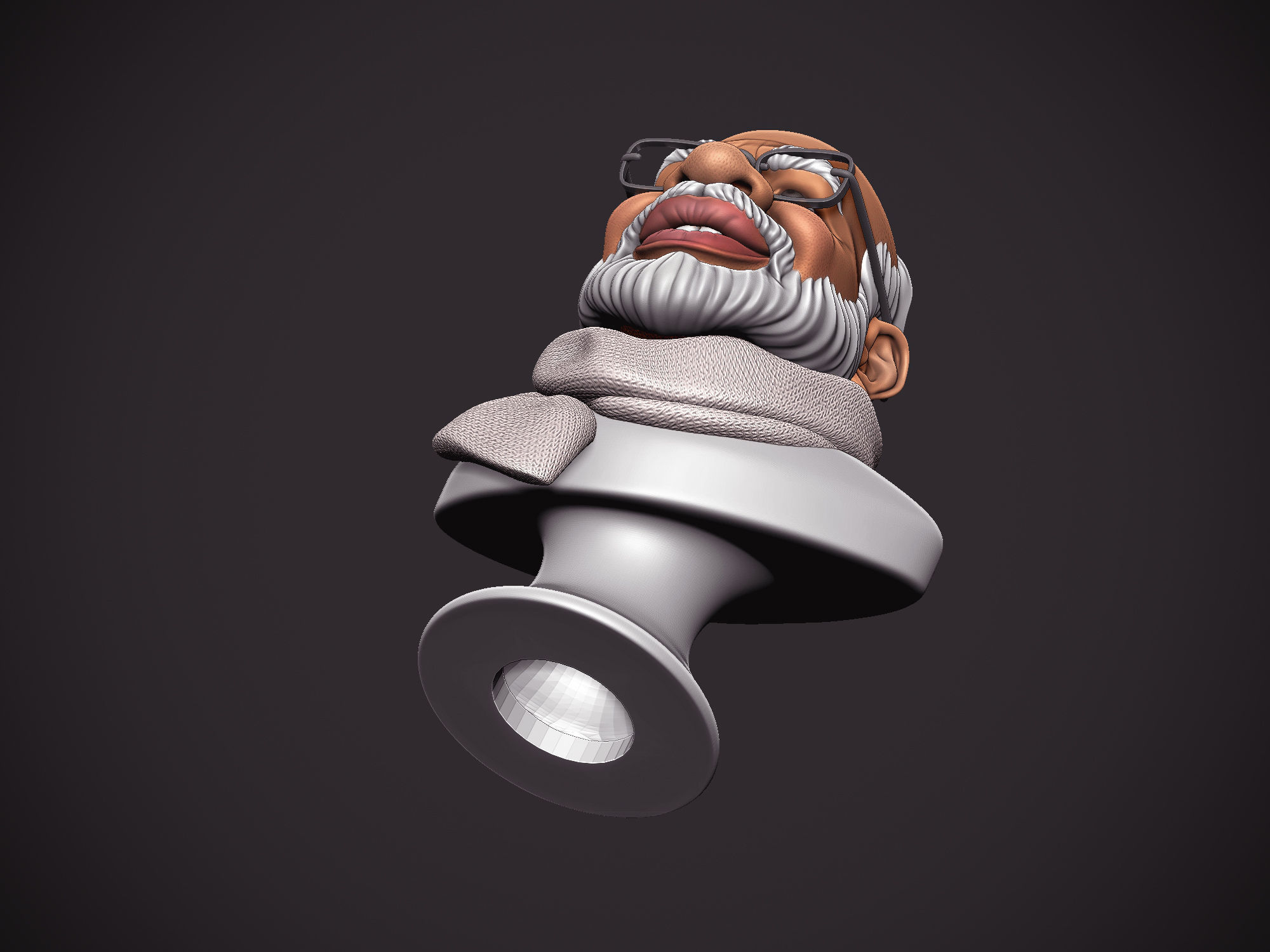 PM Modi Cartoon Bust 3D print model_34