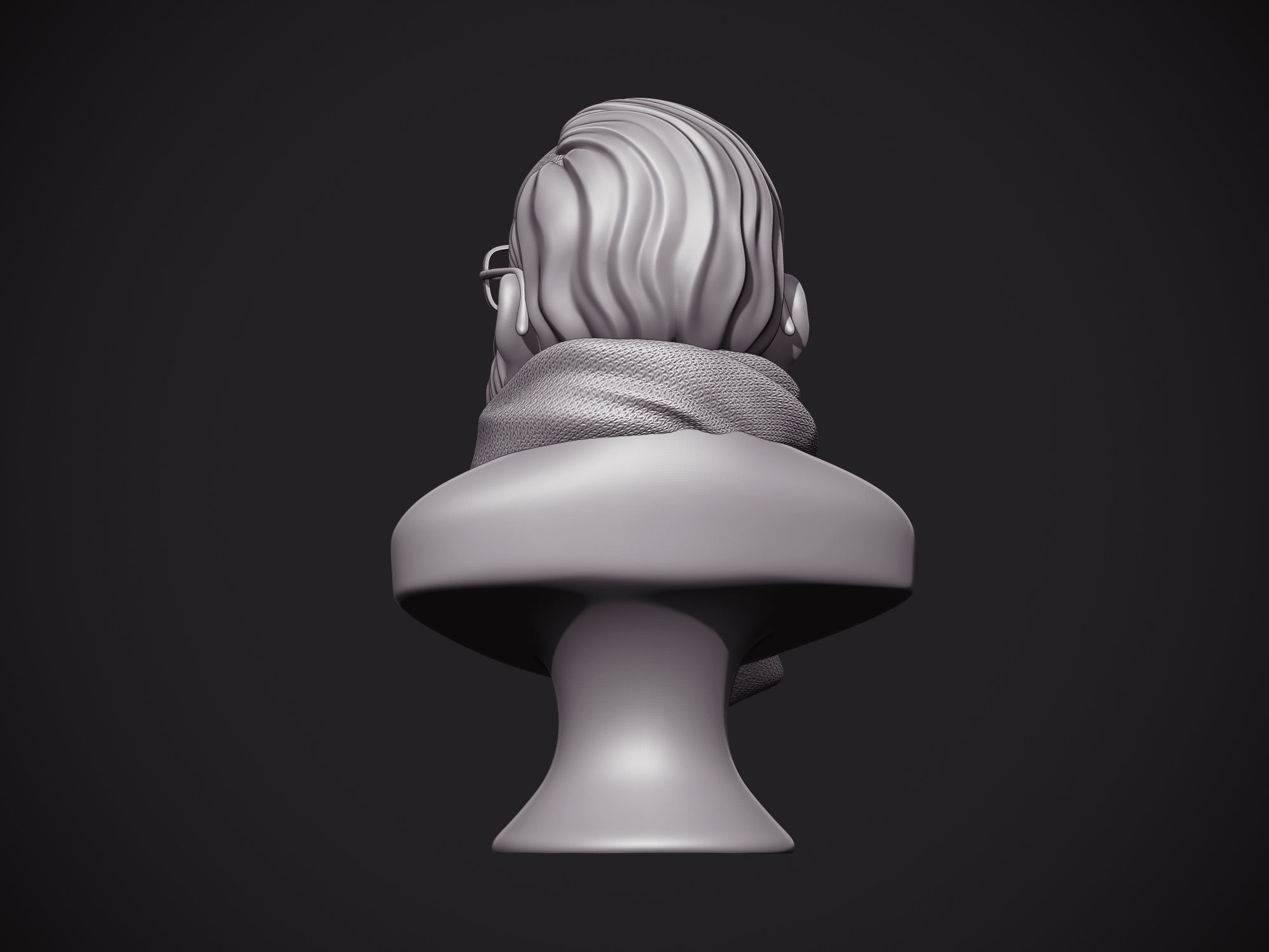 PM Modi Cartoon Bust 3D print model_25