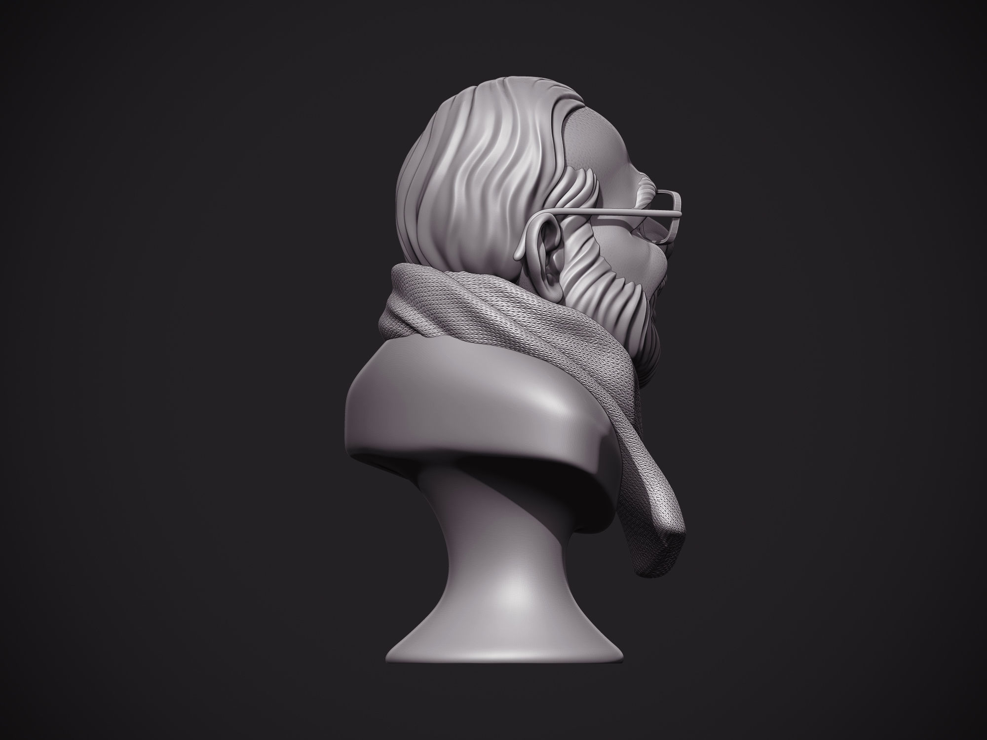 PM Modi Cartoon Bust 3D print model_22