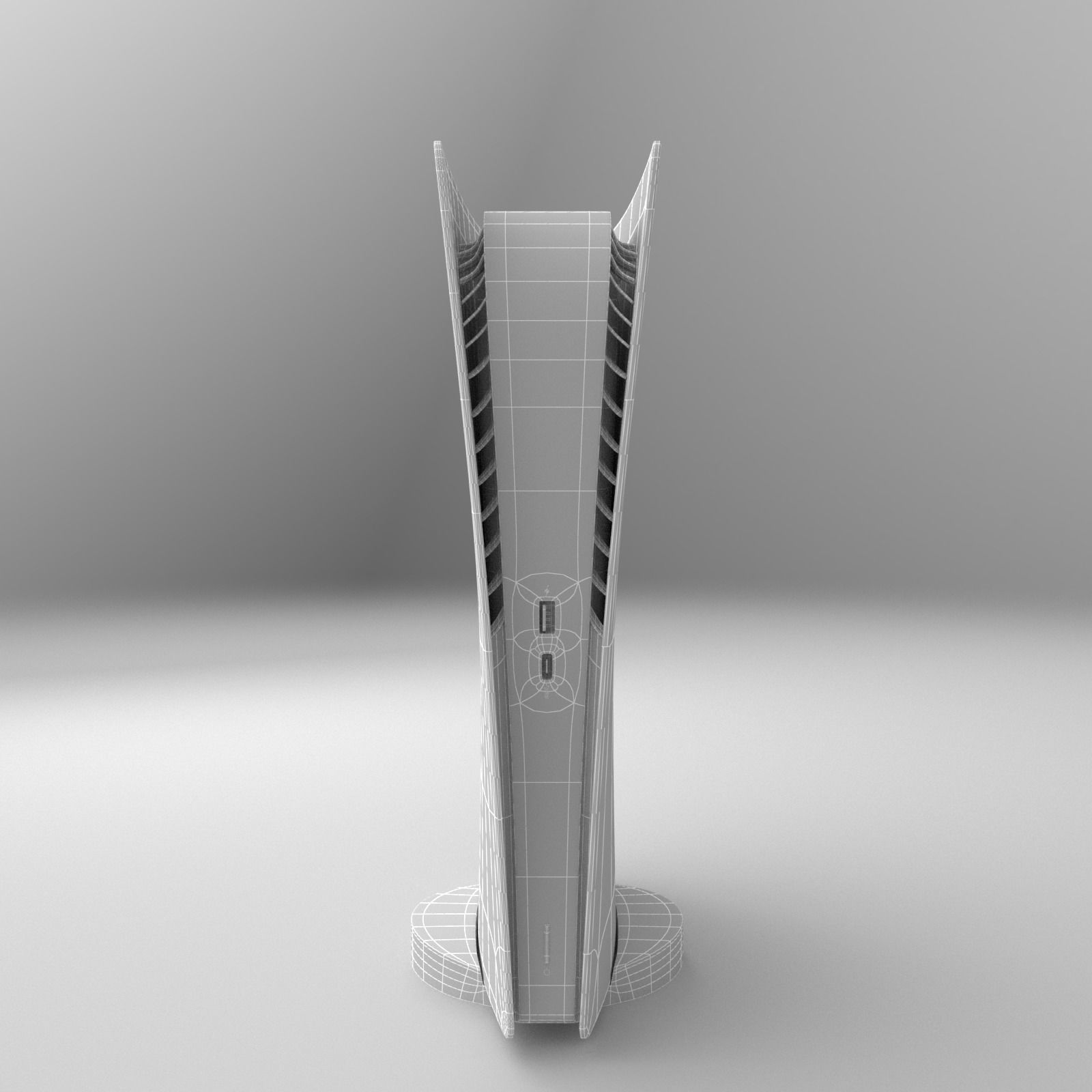 Sony PlayStation 5 Digital Edition 3D model_4