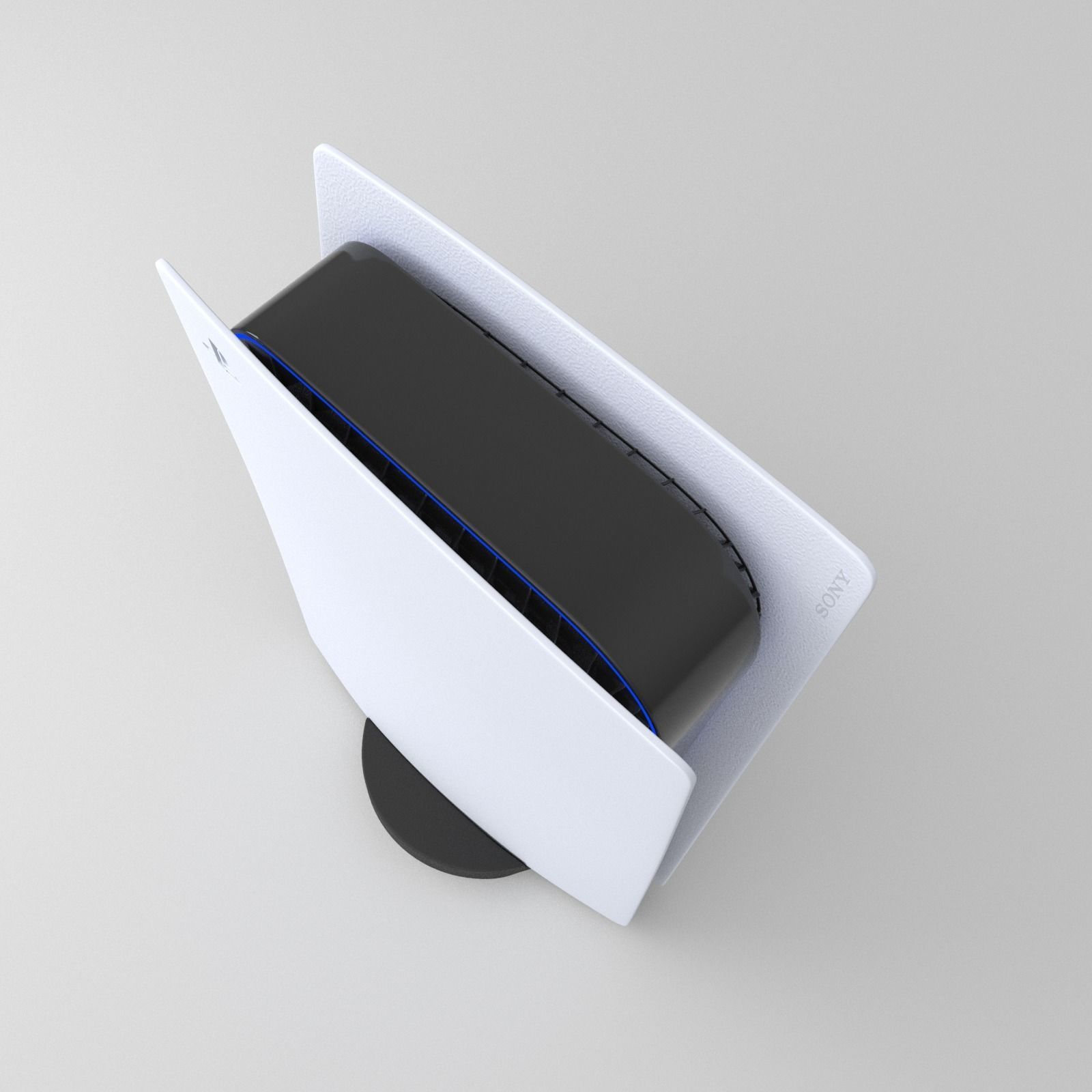 Sony PlayStation 5 Digital Edition 3D model_1